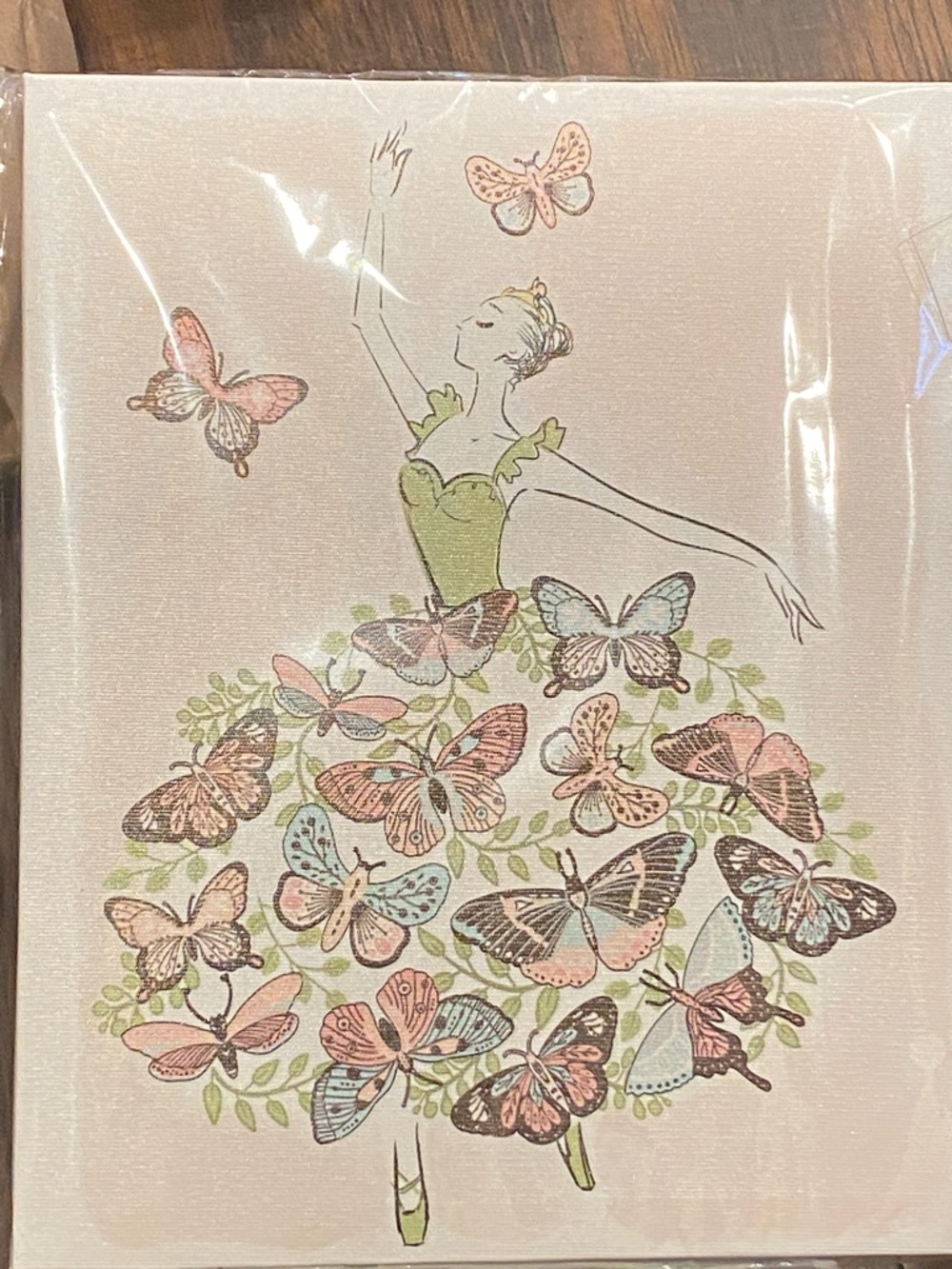 Subtle Butterfly Art Canvas